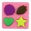Mélange En Forme De Coeur Cookie, 3D En Silicone De Chocolat Savon Gâteau, Fondant Gâteau, L'Argile