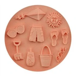 Mélanger En Bord De Plage Enfants, 3D En Silicone De Chocolat Savon Gâteau, Fondant Gâteau, L'Argile -Promos Creavea Boutique melanger en bord de plage enfants 3d en silicone de chocolat savon gateau fondant gateau largile p 3