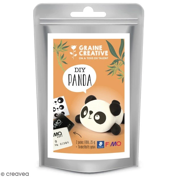 Mini Kit Figurine Fimo - Panda 1 Mini Kit Figurine Fimo - Panda