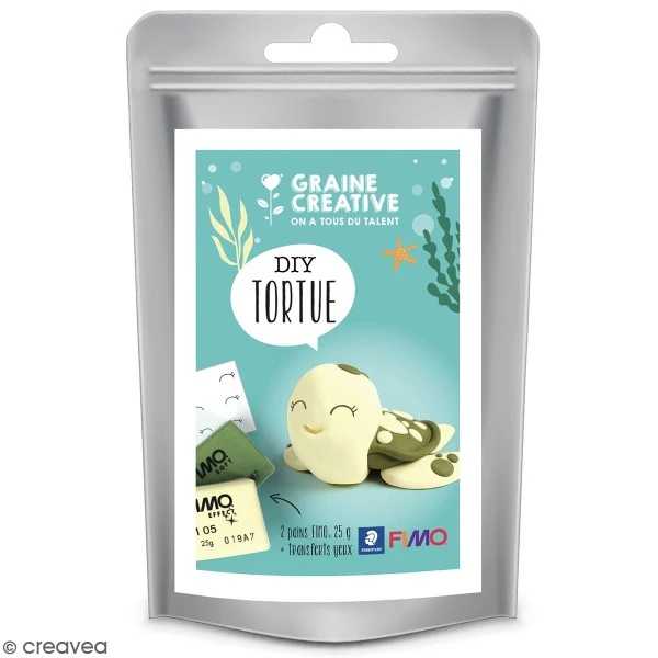 Mini Kit Figurine Fimo - Tortue 1 Mini Kit Figurine Fimo - Tortue