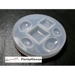 Mini Moule En Silicone Cabochons Pierres Précieuses Pour Créations En Résine 82 Par 10mm H4001