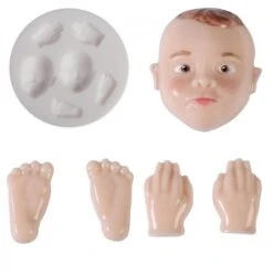 Mini Moule Silicone Pour Pâte Polymère, Fimo BEBE DTM 284448