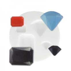Mini Moule Silicone Pour Pâte Polymère, Fimo PIERRES PRECIEUSES DTM 284441