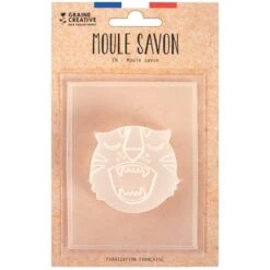 Mini Moule Thermoformé - Tigre - 5 X 5 Cm