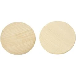 Creativ Company Mini Rondelle De Bois - 50 X 10 Mm - 50 Pcs