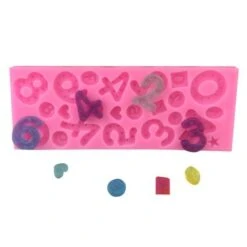 Mix Star Cœur Des Numéros D'Anniversaire, 3D En Silicone De Chocolat Savon Gâteau, Fondant Gâteau, L