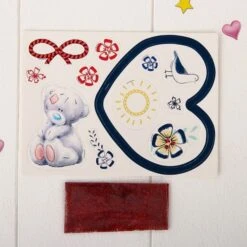 Mon Teddy Pour Vous De Paillettes Shaker Carte Postale Kit De Bricolage, Papier, Bricolage, Cadeau, -Promos Creavea Boutique mon teddy pour vous de paillettes shaker carte postale kit de bricolage papier bricolage cadeau p 4