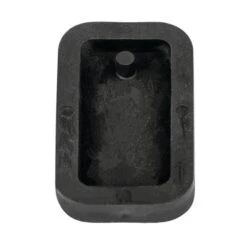 Moule à Bijoux Rectangle Pour Béton, Pendentif En Caoutchouc Flexible, 3,9 Cm, Remplissage 7 Mm