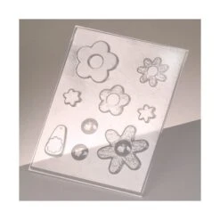 Moule à Couler Pour Résine, Cire, Savon Ou Pour Bijoux, Boutons, Fleurs, Pendentif (9 Formes)