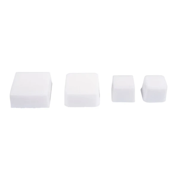 Moule à Couler Pour Savon, Résine Et Cire, 4 Formes De Carrés, 3 Cm De Profondeur 1 Moule à Couler Pour Savon, Résine Et Cire, 4 Formes De Carrés, 3 Cm De Profondeur