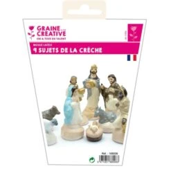Moule En Latex Sujet De La Crèche X 8