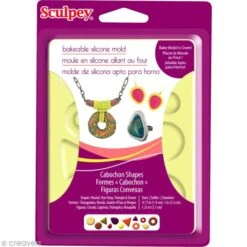 Moule En Silicone Cabochon - 12 Formes -Promos Creavea Boutique moule en silicone cabochon 12 formes p 2