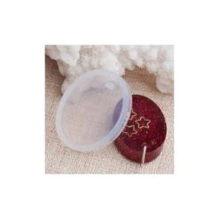Moule En Silicone Pendentif Ovale Pour Créations En Résine Fimo