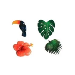 Moule En Silicone Pour Pâte Polymère - Tropical - 20 X 13 Cm -Promos Creavea Boutique moule en silicone pour pate polymere tropical 20 x 13 cm p 2