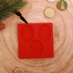 Moule Silicone "camées De Noël, Dos Plat," 8x8 Cm, Cabochons, Noël, Savon, Résine Uv, Pâte Polymère, -Promos Creavea Boutique moule silicone camees de noel dos plat 8x8 cm cabochons noel savon resine uv pate polymere p 4