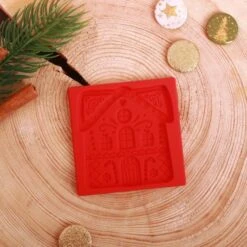 Moule Silicone, Fleur Cabochon, Pain D'épice Maison, 8x8 Cm, De Noël, Savon, Uv Résine, Polymère Arg -Promos Creavea Boutique moule silicone fleur cabochon pain depice maison 8x8 cm de noel savon uv resine polymere arg p 3