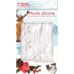 Moule Silicone - Hiver - 20 X 13 Cm -Promos Creavea Boutique moule silicone hiver 20 x 13 cm p 3