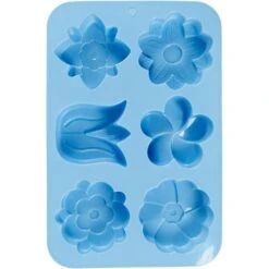 Creativ Company Moule Silicone Loisirs Créatifs - Fleurs - 6 Motifs -Promos Creavea Boutique moule silicone loisirs creatifs fleurs 6 motifs p 3