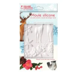Moule Silicone Pour Pâte Polymère - Hiver
