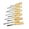 Outils De Sculpture Pour Pierre Stéatite, Gouges De 14 De Long, Lot De 11
