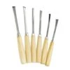 Outils De Sculpture Pour Pierre Stéatite, Gouges De 16 Cm De Long, Lot De 6