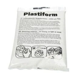 Pâte à Modeler à Diluer Dans L'eau, équivalent Au Bois, 200 Gr, Plastiform