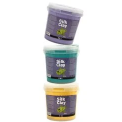 Creativ Company Pâte à Modeler Autodurcissante Silk Clay - Plusieurs Coloris - 650 G