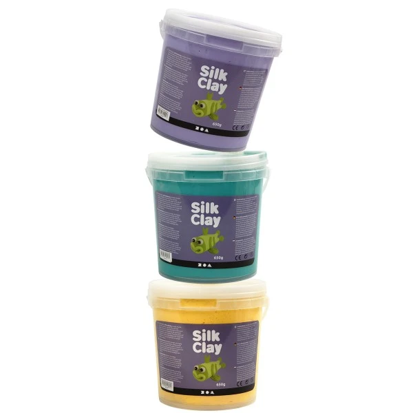 Creativ Company Pâte à Modeler Autodurcissante Silk Clay - Plusieurs Coloris - 650 G 1 Creativ Company Pâte à Modeler Autodurcissante Silk Clay - Plusieurs Coloris - 650 G