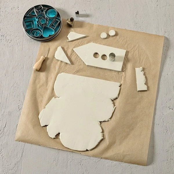 Pâte à Modeler Effet Terre Cuite Blanche 1 Kg, Séchant à L'air, Keramiplast 4 Pâte à Modeler Effet Terre Cuite Blanche 1 Kg, Séchant à L'air, Keramiplast – Image 4