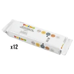 Creativ Company Pâte Auto-durcissante, 12x1000 Gr, Noir