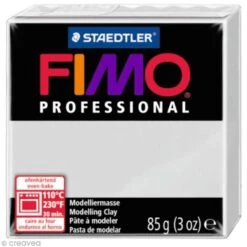 Pâte Fimo Professional Gris 80 - 85 Gr