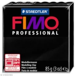 Pâte Fimo Professional Noir 9 - 85 Gr