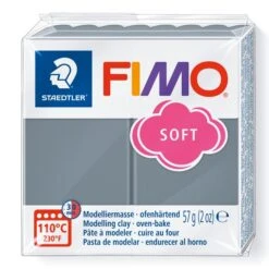 Pâte Fimo Soft - Gris Tempête 80 - 57 G