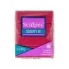 Pâte Polymère Sculpey 57 G - Rouge Grenat Pailleté