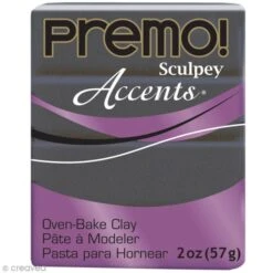Pâte Sculpey Accents Violet Graphite Pearl - 57 G