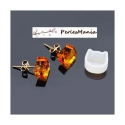 PAX 5 MOULE EN SILICONE Pendentif CHAT 10mm Utilisation FIMO RESINE S1186538 -Promos Creavea Boutique pax 5 moule en silicone pendentif chat 10mm utilisation fimo resine s1186538 p 2