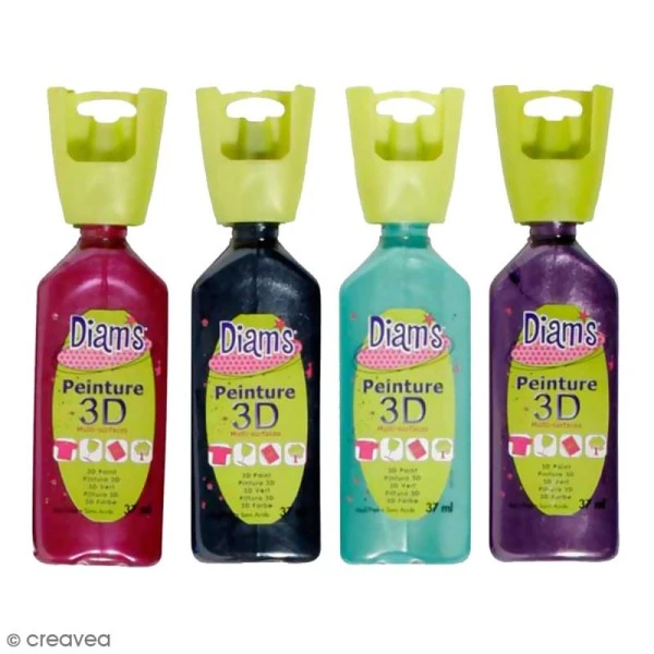 Peinture 3D Diam's Effet Nacré - 37ml 1 Peinture 3D Diam's Effet Nacré - 37ml