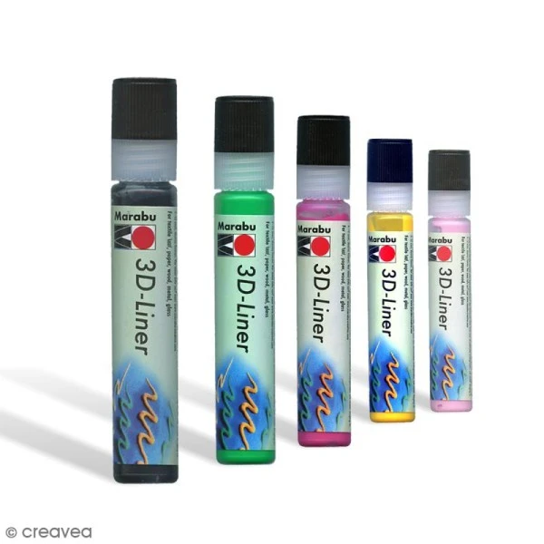 Marabu Peinture 3D Liner 25 Ml 1 Marabu Peinture 3D Liner 25 Ml
