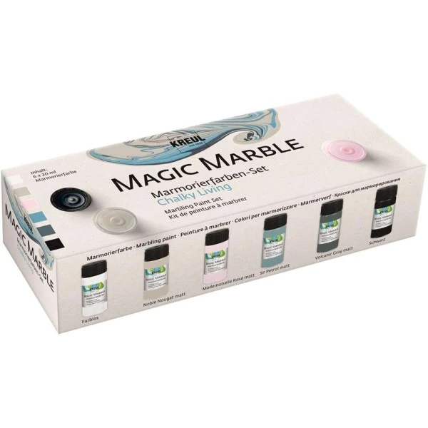 Peinture à Marbrer Magic Marble Mat Chalky Living Kit - C. Kreul 1 Peinture à Marbrer Magic Marble Mat Chalky Living Kit - C. Kreul