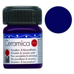 Marabu Peinture Ceramica Bleu Outremer Foncé 15 Ml