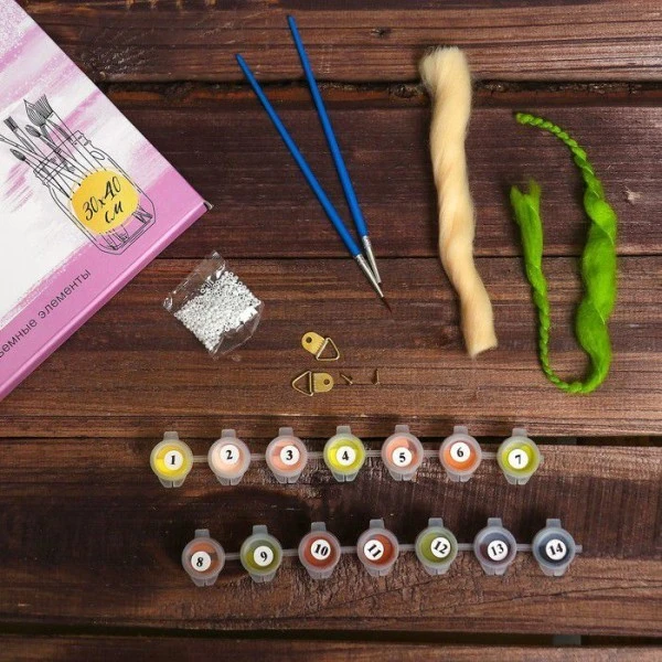 Peinture Par Numéro Kit Avec 3D éléments "cerf Dans La Forêt, Toile, Et Brosses, Pour, Mur," 30x40 C 5 Peinture Par Numéro Kit Avec 3D éléments "cerf Dans La Forêt, Toile, Et Brosses, Pour, Mur," 30x40 C – Image 5