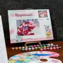 Peinture Par Numéros Sur Toile Avec Sous-cadre, Et Pinceaux, Kits, Pour, Art Mural," Chatons "30 × 4 -Promos Creavea Boutique peinture par numeros sur toile avec sous cadre et pinceaux kits pour art mural chatons 30 4 p 3