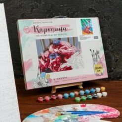 Peinture Par Numéros Sur Toile Avec Sous-cadre, Et Pinceaux, Kits, Pour, Art Mural," Flamingo "30 × -Promos Creavea Boutique peinture par numeros sur toile avec sous cadre et pinceaux kits pour art mural flamingo 30 p 3