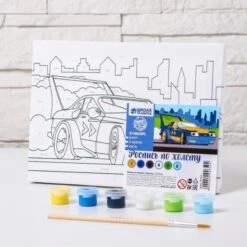 Peinture Par Numéros," Voiture De Sport "21 × 15 Cm, Sur Toile DIY Kit, Chambre Décor Ensemble, Enfa -Promos Creavea Boutique peinture par numeros voiture de sport 21 15 cm sur toile diy kit chambre decor ensemble enfa p 3