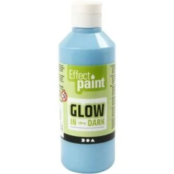 Creativ Company Peinture Phosphorescente - Bleu Clair - 250 Ml