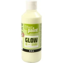Creativ Company Peinture Phosphorescente - Jaune - 250 Ml