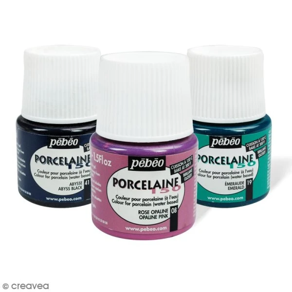 Pebeo Peinture Porcelaine P150 Effet Brillant - 45 Ml 1 Pebeo Peinture Porcelaine P150 Effet Brillant - 45 Ml