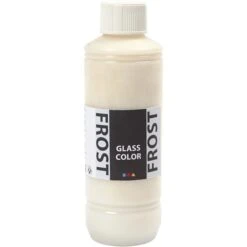 Creativ Company Peinture Pour Verre Et Porcelaine Glass Color - Effet Givré - 250 Ml