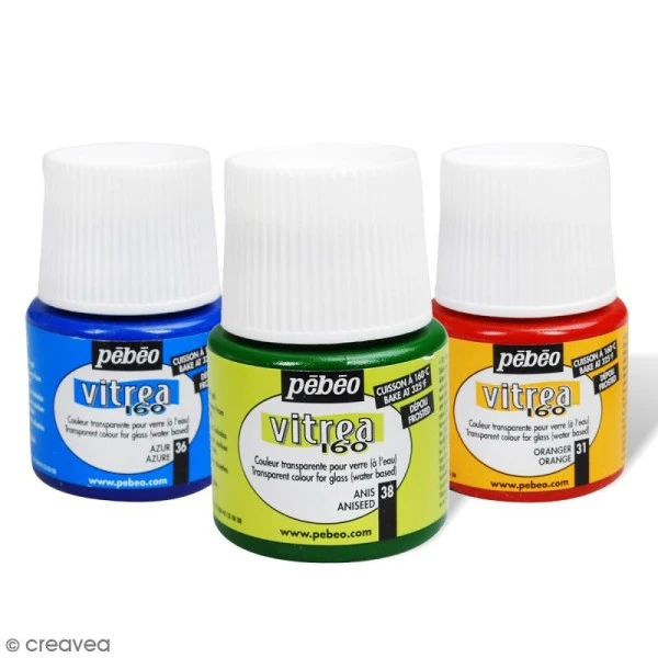 Pebeo Peinture Sur Verre V160 Effet Dépoli - 45 Ml 1 Pebeo Peinture Sur Verre V160 Effet Dépoli - 45 Ml