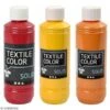 Creativ Company Peinture Textile - Opaque - Différentes Couleurs - 250 Ml